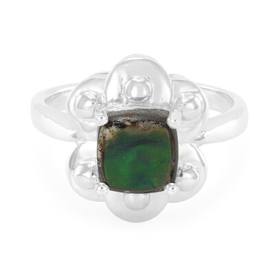 Anello in argento con Ammolite