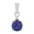 Ciondolo in argento con Tanzanite