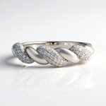 Anello in argento con Zircone