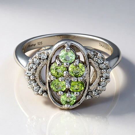 Anello in argento con Tormalina Paraíba