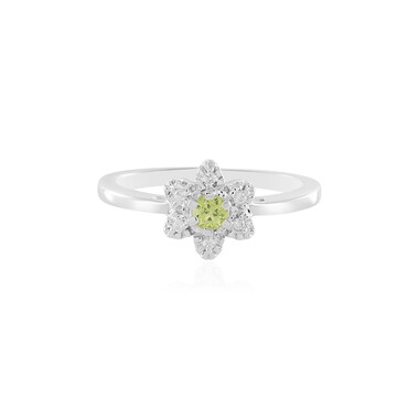 Anello in argento con Peridoto
