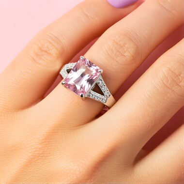 Anillo en plata con Ametrino