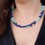 Lapis Lazuli Silver Necklace (Riya)