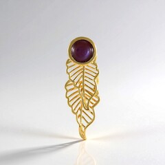 Ciondolo in argento con Pietra di Luna Cioccolato (MONOSONO COLLECTION)