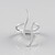 Anello in argento con Diamante I2 (H)