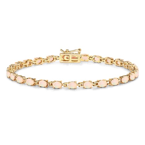 Brazalete en plata con Ópalo de Welo