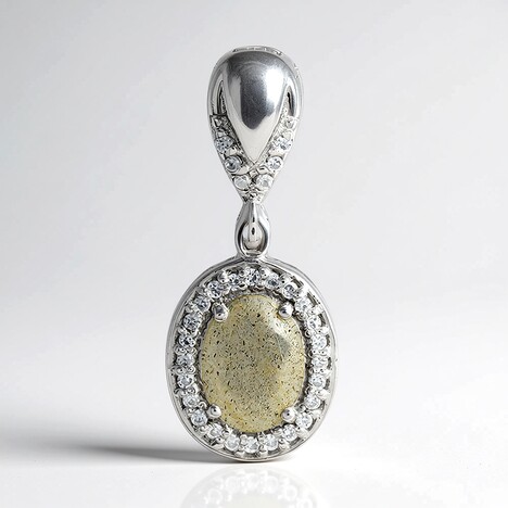 Ciondolo in argento con Labradorite
