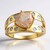 Anello in oro con MORGANITE MARROPINO (de Melo Gold)