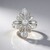 Anello in argento con Zaffiro Bianco