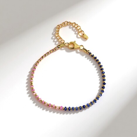 Bracciale in argento con Ematite Dorata