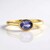 Anello in argento con Tanzanite (Adela Silber)