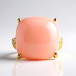 Anello in oro con Opale Rosa (CIRARI)