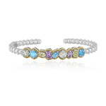 Bracciale in argento con Topazio Blu Svizzero (Dallas Prince Designs)