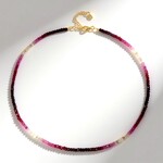 Collana in argento con Rubino del Madagascar