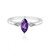 Siberian Amethyst Silver Ring
