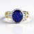Anello in argento con Tanzanite (Gems en Vogue)