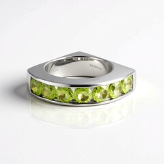 Anello in argento con Peridoto (de Melo Essence)