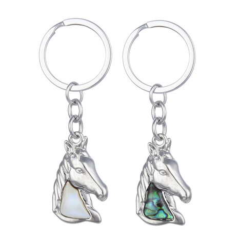 Edelstein-Schlüsselanhänger