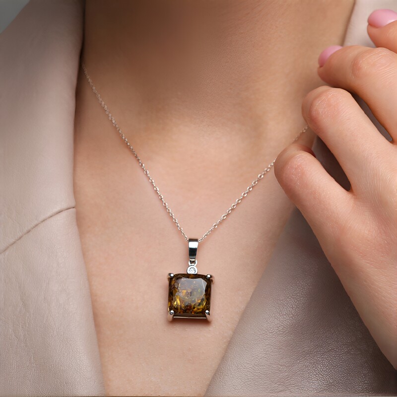 Dinosaurier-Quarz-Silberanhänger