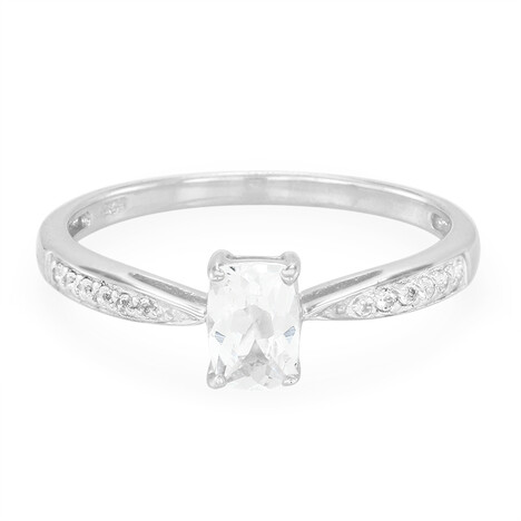 Anello in argento con Berillo Himalayano