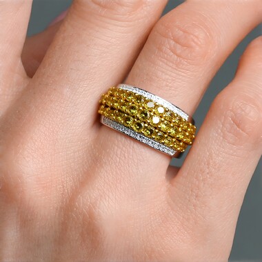 SI2 Fancy-Brillant-Goldring (CIRARI)