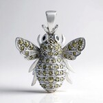 Ciondolo in argento con Marcassite (Annette classic)