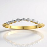 Anello in argento con Diamante VS1 (G) (Annette)
