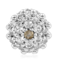 Ciondolo in argento con Quarzo Fumè