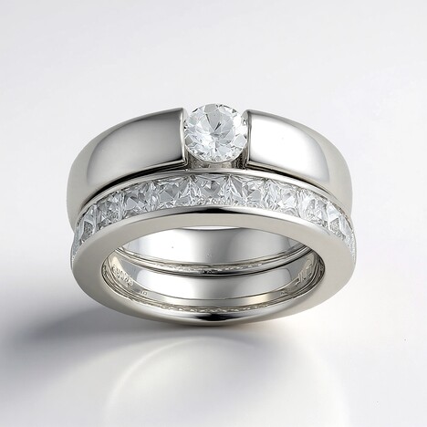 Anello in argento con Topazio Bianco (Adela Silber)