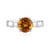 Madeira Citrine Silver Ring (de Melo Essence)
