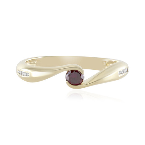 14K SI2 Pink Diamond Gold Ring (de Melo)