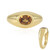 Anillo en plata con Zircón amarillo canario (Adela Silber)
