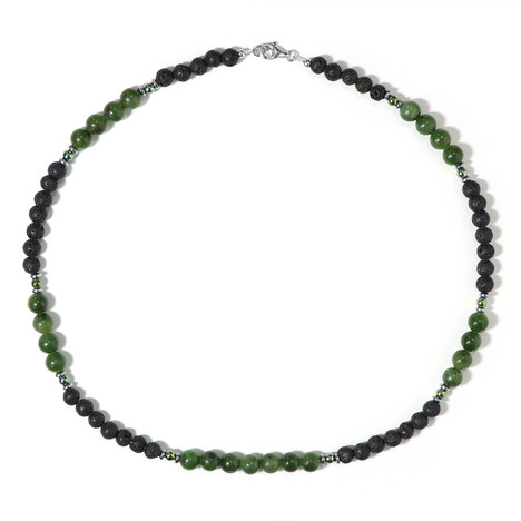 Canadian Jade Silver Necklace