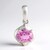 Ciondolo in argento con Kunzite (Pallanova)