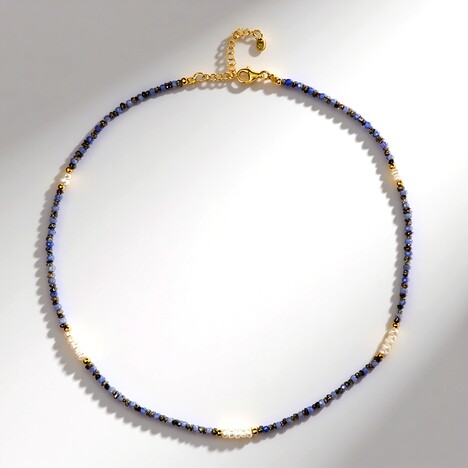 Collana in argento con Tanzanite