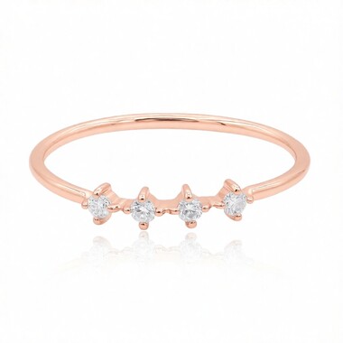 Bague en or et Diamant SI1 (G) (Annette)