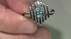 Anillo en plata con Zircón de Ratanak Kirí