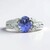 Anello in oro con Tanzanite AAA (CIRARI)