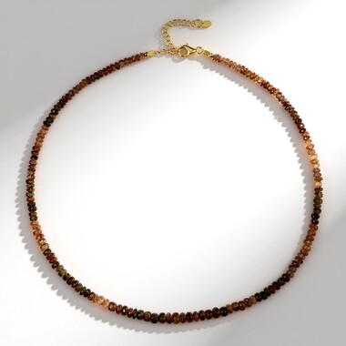 Collar en plata con Andalucita