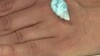Colgante en plata con Larimar