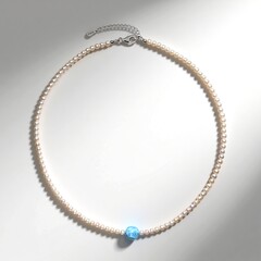 Collana in argento con Larimar