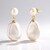 Orecchini in argento con Perla d'Acqua Dolce Bianca