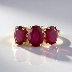 Anello in oro con Rubino del Madagascar (de Melo Gold)