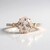 Anello in oro con Morganite AAA