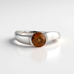 Anello in oro con Zircone Tramonto
