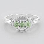 Bague en argent et Tourmaline Paraïba