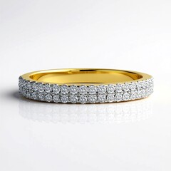 Anello in oro con Diamante SI1 (G) (Annette)