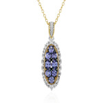 Collana in argento con Tanzanite (Gems en Vogue)