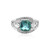 Anello in argento con Fluorite Petrolio del Belgio