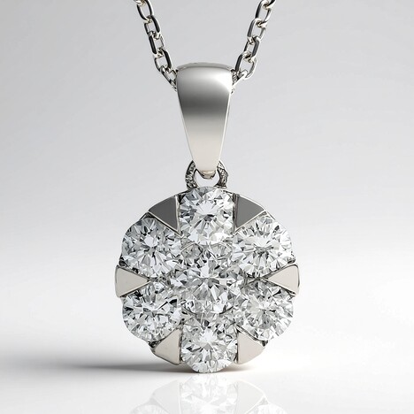 Collana in oro con Diamante SI1 (H) (CIRARI)